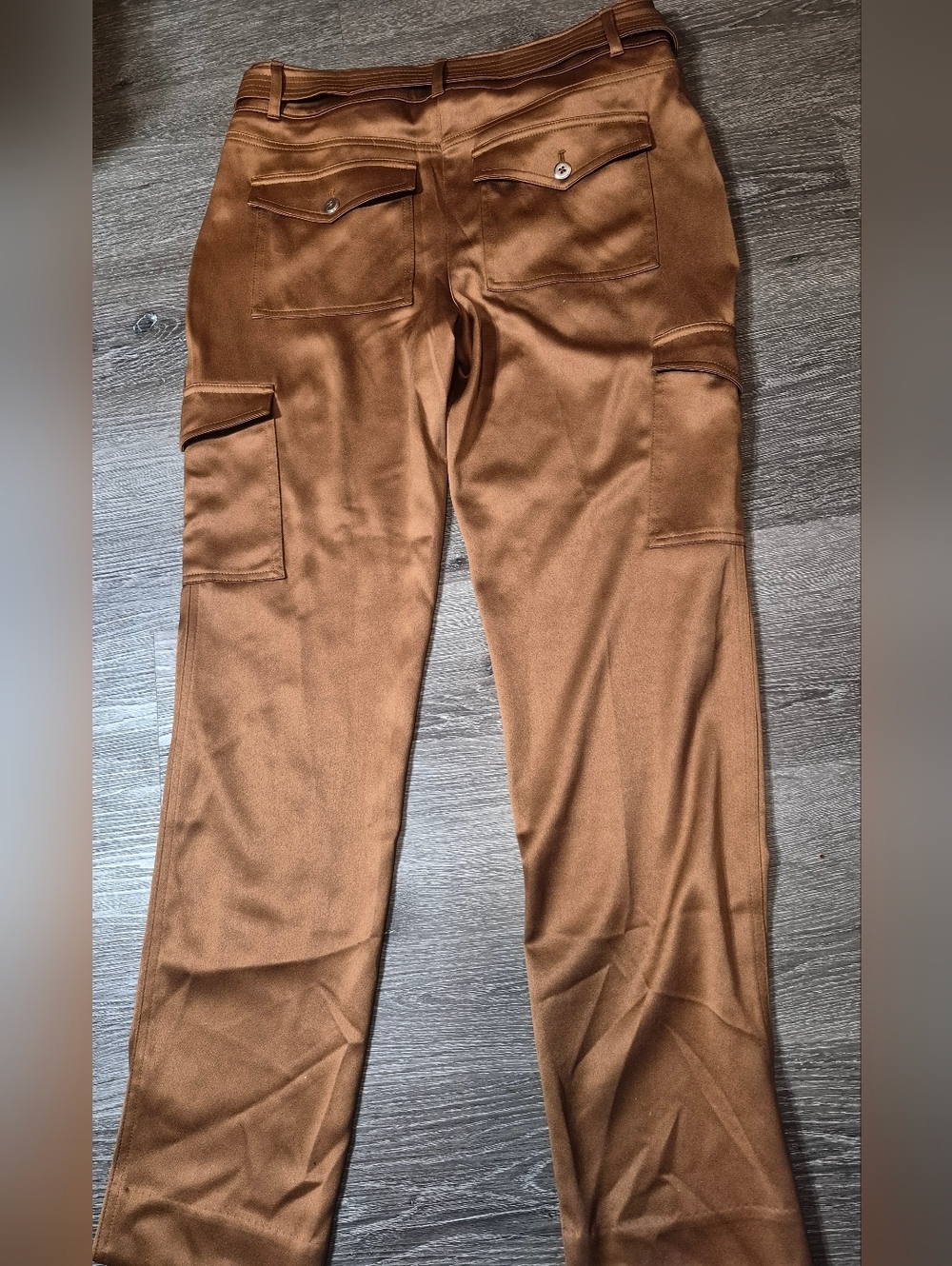 Chico’s Satin Cargo Pants Size OOT - Picture 5 of 7